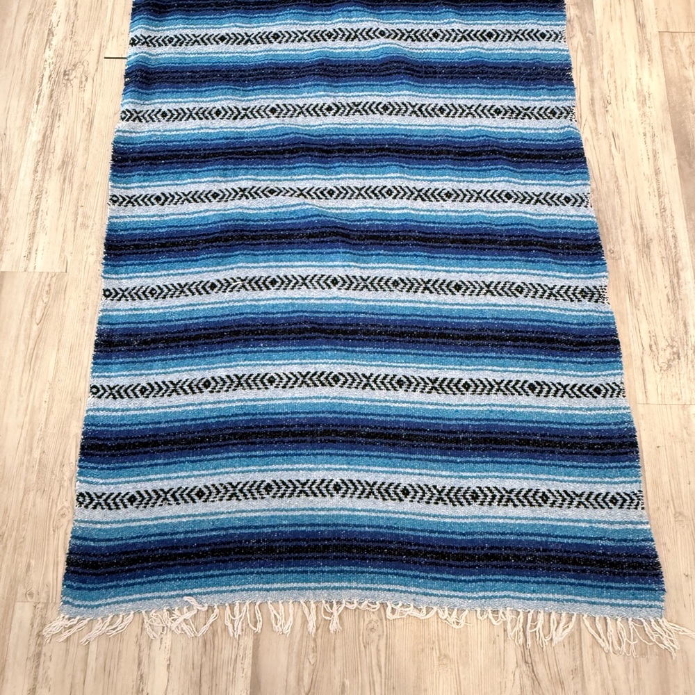 Blue Striped Blanket